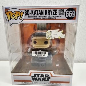 Funko Pop! Deluxe Star Wars The Mandalorian - Bo-Katan Kryze on the Throne #669